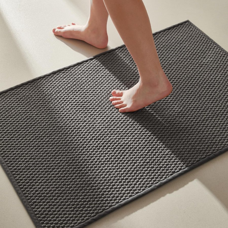 TYUU Bathroom Rugs Non Slip Washable