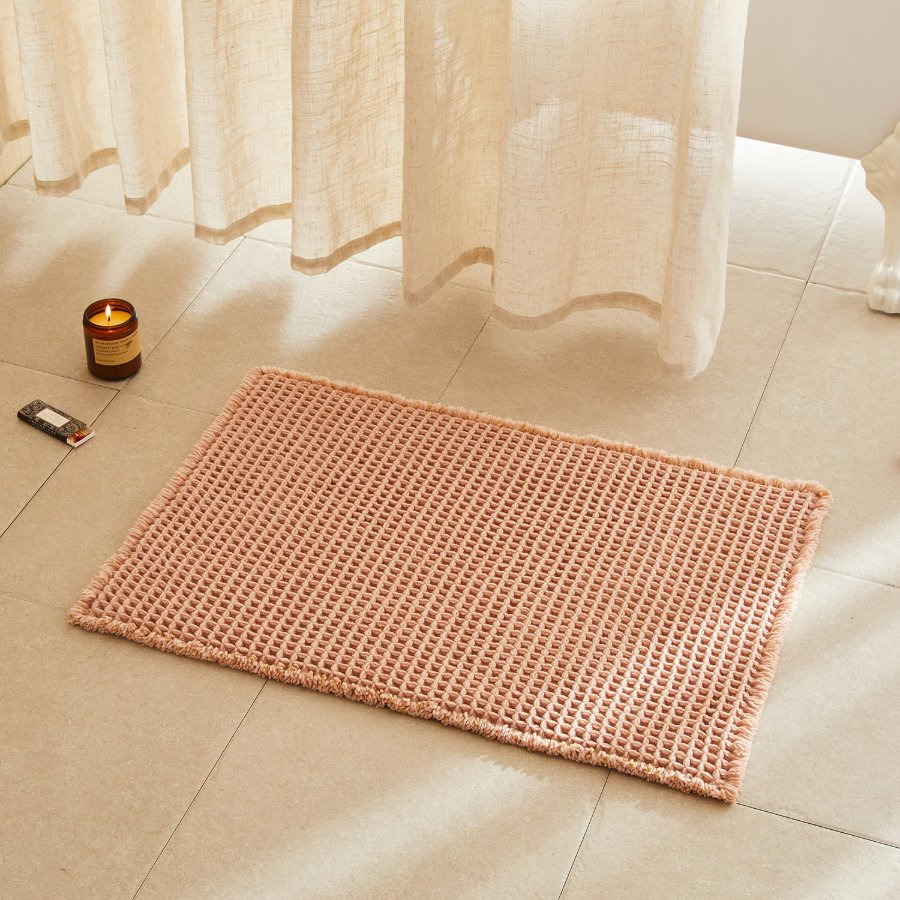 TYUU Waffle Bath Mat